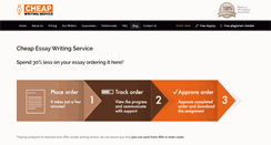 Desktop Screenshot of cheapwritingservice.org