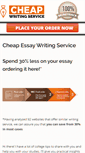Mobile Screenshot of cheapwritingservice.org