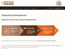 Tablet Screenshot of cheapwritingservice.org