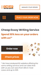 Mobile Screenshot of cheapwritingservice.com